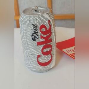 NWT Kurt Adler Glittery Coca-Cola Diet Coke Can Christmas Ornament